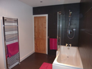 Black bathroom